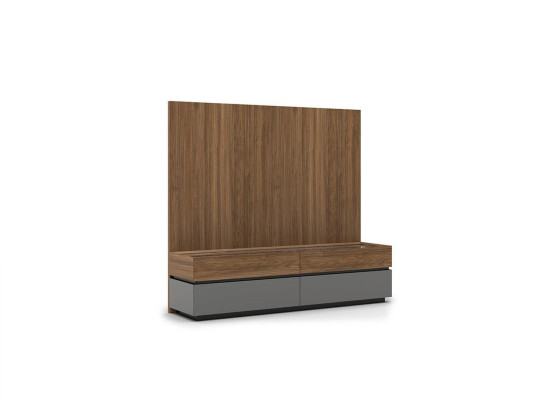 Wohnzimmermöbel Wohnwand 320 cm Einrichtung Braun Luxus Wand Regale