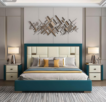 Luxus makuuhuoneen sänky patjadesign 180x200cm kahden hengen hotellisängyt uusi