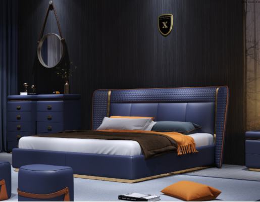 Luxus makuuhuoneen sänky patjadesign Luxus parisängyt hotellihuonekalut
