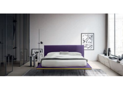 Suunnittelupetty 140x200cm Pehmustettu Luksusvuode Parivuode Hotellimakuuhuone Puu Uusi