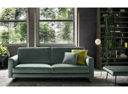Italialainen sohva Design Luxus Pehmuste sohva Moderni sohva 3 istuinalfitalia Uusi