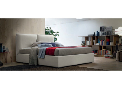 Pehmustettu parisänky puinen design luxusvuode makuuhuone italialainen tekstiili