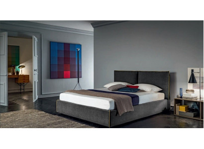 Luxus Pehmuste Istuimen Kangas Muotoilu Sänky Makuuhuone Sängyt 180x200 cm Tekstiili Hotelli
