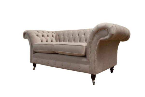 Pyöreä sänky Chesterfield-suunnittelija Pyöreä makuuhuone Tekstiili Nahka Päällystetyt sängyt
