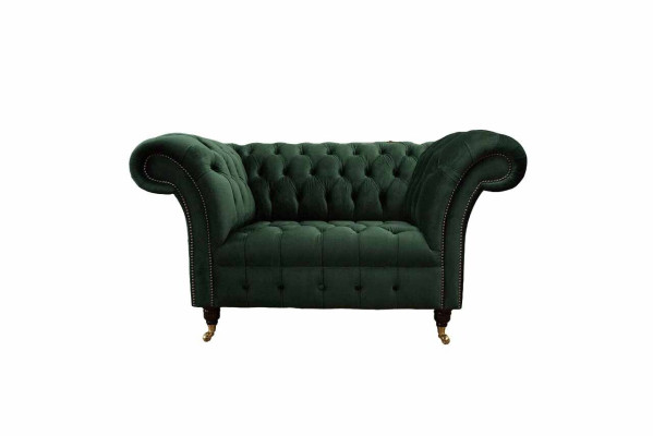 Sohva Design Relax Vihreä Tekstiili Olohuone Istuinkaluste Luxus Yksittäinen Istuin