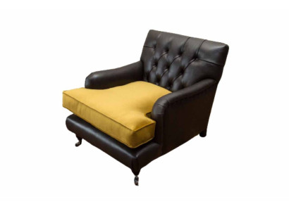 Sohva Nahka Ruskea Lounge Tyyny Istuin Luxus Design Club