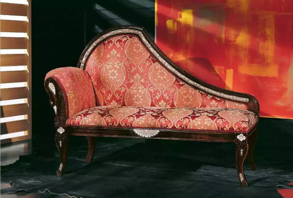 Olohuone Chaise Longue -tyyny Tekstiili Istuskelu Luxury Istuinhuonekalut Uusi