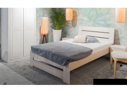 Bett makuuhuonekokonaisuus Sänky 2 yöpöydällä 100x200 cm Loft Massiivi