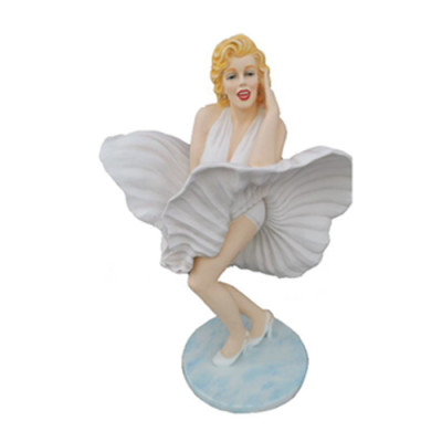 Tiivistelmä Kuva Marilyn Monroe -veistoksen elämä -kokoinen pukeutuminen 60S -tyyli USA 165 cm