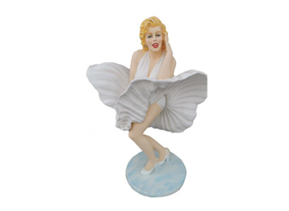Tiivistelmä Kuva Marilyn Monroe -veistoksen elämä -kokoinen pukeutuminen 60S -tyyli USA 165 cm