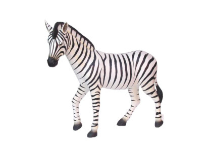 Zebra Eläinkokoinen Figuri Dekoratio Patsaat Veistos Puutarha Koristeet 180cm