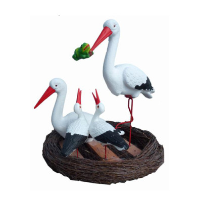 Storch lintu figuuri abstraktit figuurit moderni maalattu uusi 80cm patsas uusi patsaat