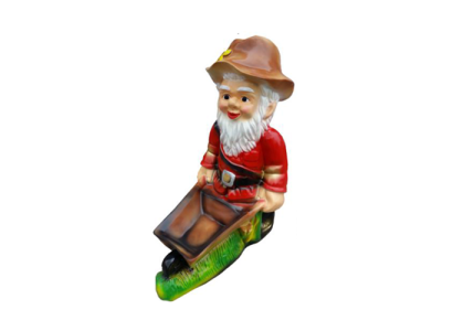Garten Haus Dekoration Figur Statue Skulpturen Deko Figuren Zwerg Handarbeit K18