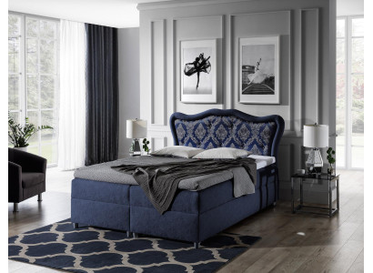 Klassinen sänky Boxspring-sängyt Barokkityylinen makuuhuonekalusto Luksus sisustus