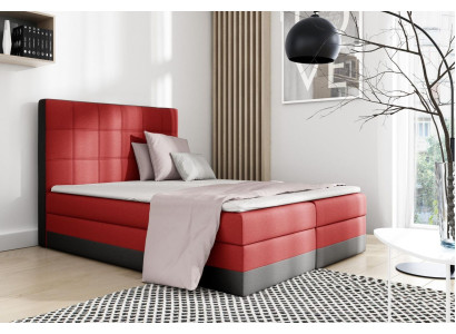 Boxspring-sänky Design Kaksois Hotellimoderni Sänky Makuuhuone Sängyt Pehmustettu sänky