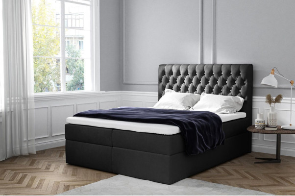 Boxspring-sänky Parisänky Aviosänky Sänkyrunko Sänky Pehmustettu sänky Sängyt 180x200 cm
