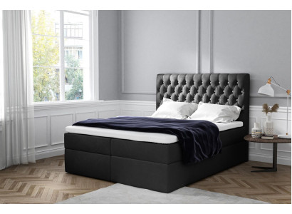 Boxspring-sänky Parisänky Aviosänky Sänkyrunko Sänky Pehmustettu sänky Sängyt 180x200 cm