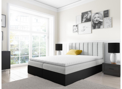 Boxspring-sänky Parisänky Sänky säilytyslaatikolla Aviosänky Sängyt 180cm Pehmustettu sänky