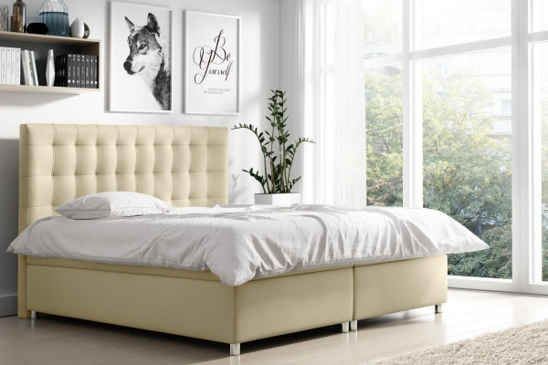 Bettkasten Patjasänky Boxspring-sänky Design Kaksois Hotellimoderni Sänky 160x200 Uusi