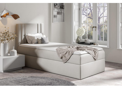 Mini Bett Yksin makuuhuoneen sängyt pehmustettu design nuorten sänky luksus kangas
