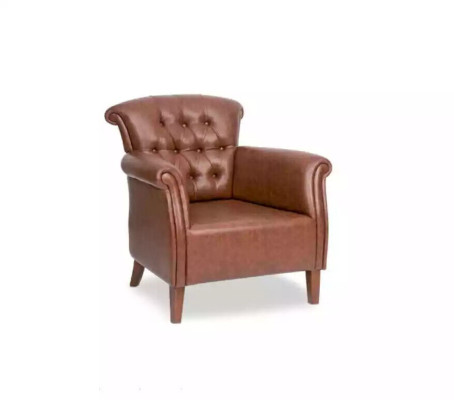 Suunnittelija Sessel Braun Luxus Chesterfield-huonekalut Luxus-toimistotuoli Päätoimiston tuoli