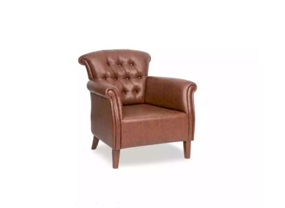 Suunnittelija Sessel Braun Luxus Chesterfield-huonekalut Luxus-toimistotuoli Päätoimiston tuoli