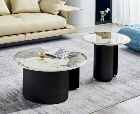 Sohvapöytä Luksus Marmori Olohuone Design Kahvipöytä Huonekalut Uusi