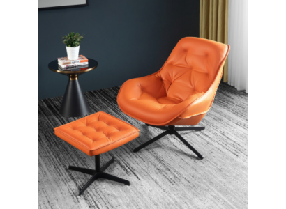 Klassinen design -tyynytettu nojatuolisarja Chesterfield istuinryhmä + jakkara