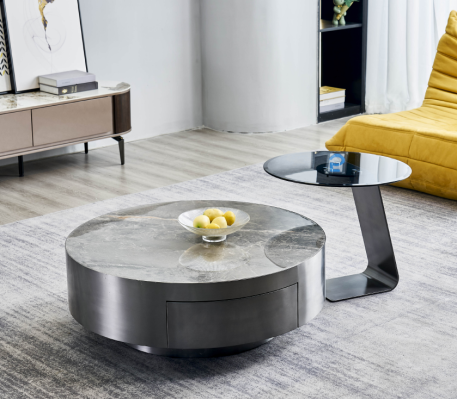Sivupöytä Pöydät Designer Olohuone Sohvapöytä Sarja 2 kpl. Huonekalut