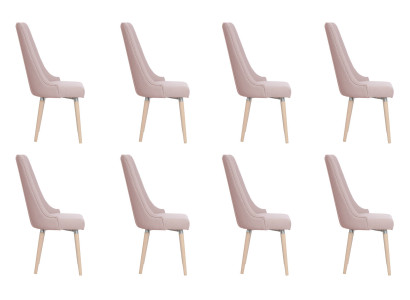 8x Tuolia Tuoli Tyyny Moderni Sarja Design Lehn Garnituuri Nojatuoli Kokonaan Uusi