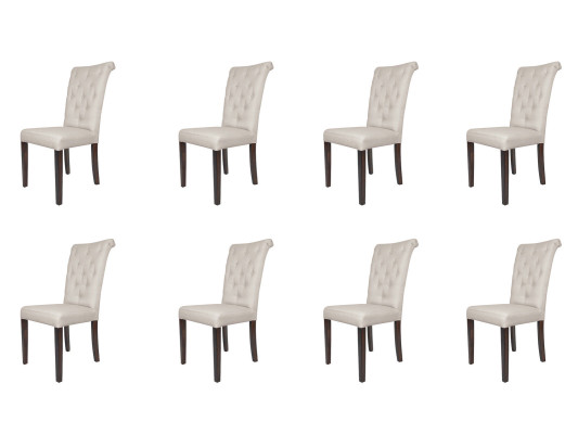 8x Tuolia Tuolisarja Nojatuoli Lehn Design Verhoiltu Nahka Tekstiili Ruokailu Olohuone