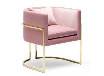 Sessel Metall Design -tyyny Lounge Club -tuoli Istuma Rentoutus Luxus Huone Odota Uusi