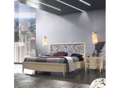 Bett 2x yöpöytä makuuhuoneen design 3 osa kokoelma uusi beige
