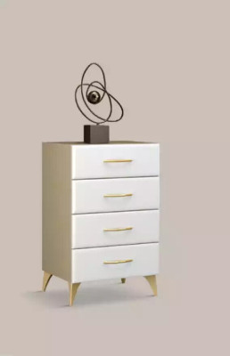 Modernin makuuhuoneen tyylikäs lipasto, uusi ja tyylikäs design