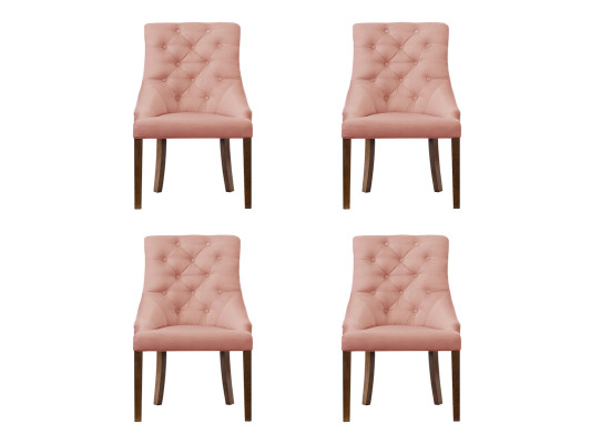 4x Chesterfield nojatuoli Lounge Club -istuin tuoli huonekaluistuinsarja nojatuoli