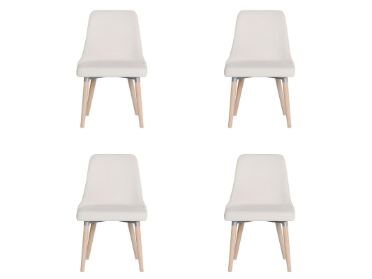 4x Design-istuimet Tuoli Nahkaistuin Lounge-tuolit Kerhoistuin Sarja