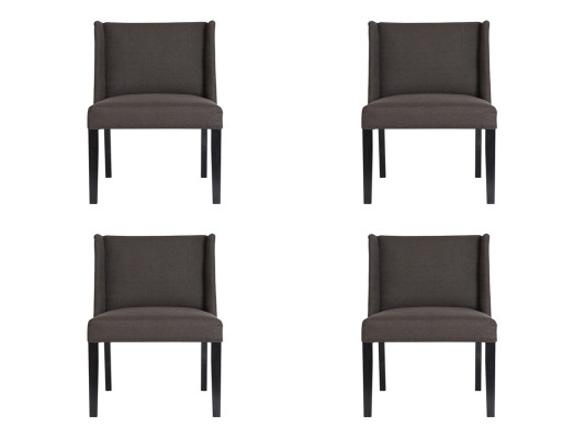 4x tuolit tuoli verhoiltu malli -lounge -klubin istuin nojaa koristee nojatuolia UUSI