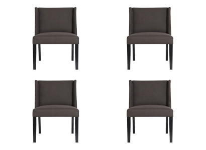 4x tuolit tuoli verhoiltu malli -lounge -klubin istuin nojaa koristee nojatuolia UUSI