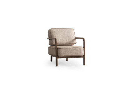 Moderni beige nojatuoli yksipaikkainen designer olohuoninnojatuoli käsinojallinen tuoli