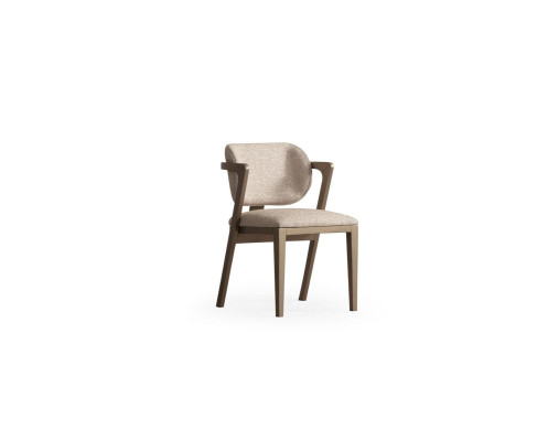 Beige ruokailuhuolin tuoli Eksklusiiviset ruokailuhuoneen tuolit Designer puurunko