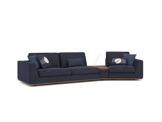 Moderni Blau kolmen hengen soiva Tyylikäs sohva Design Huonekalut Olohuone Uusi