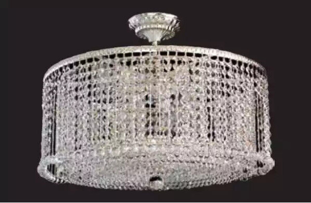 Luxus Luster -kattokruunu Kattovalaisin Valaisimet Hopea 60 cm