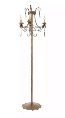 Seisovalaisin Seisovalaisin Seisova Luxus-valaisin Valaisin Lamppu Kulta Taide 170 cm