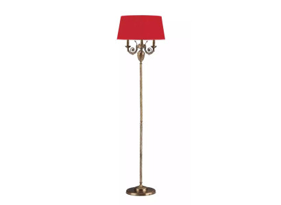 Rot Stehlampe Stehleuchter Lampe Leuchte Gold Lampen 50x173    Punainen seisovalaisin Seisovalaisin Valaisin Lamppu Kulta Valaisimet 50x173