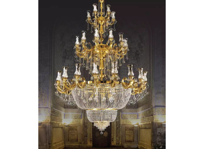 Kruunukattokruunu Kattokruunu Eteisasento Olohuone Luxus Kiilto Lamppu 360 cm