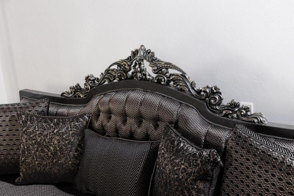 Bett Set Design Klassinen Sänky Yöpöytä Lipasto 4-osainen makuuhuone