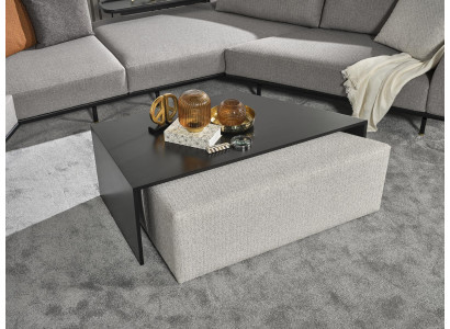 Sohvapöytä olohuonekalut luksus materiaali puu moderni uusi design harmaa