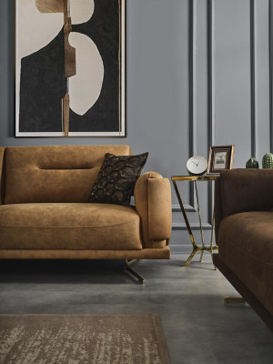 Dreisitzer sohva 3-istuttava sohva Couch pehmustettu sohvastiimi modernit sohvat kangas istuin