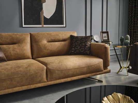 Dreisitzer sohva 3-istuttava sohva Couch pehmustettu sohvastiimi modernit sohvat kangas istuin