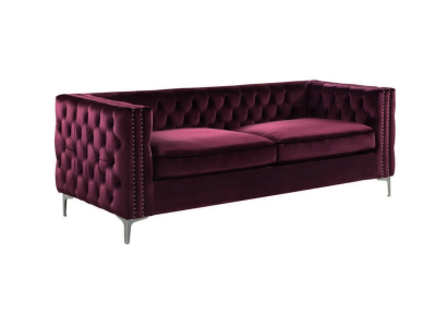 bordelainen chesterfield-sohma luksus samettikangas sohva sohvasarja napit pehmusteet uusi